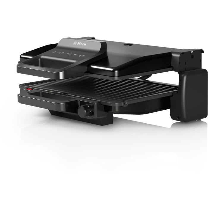 Grille-Viande - BOSCH - TCG3323 - Noir Mat - 2000W - Thermostat 5 Niveaux - 3 Positions : Mode Grill Ou Four, Pierrade