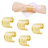 ABWR-Gold Napkin Rings Set Of 30, Hollow Napkin Ring Holder For Wedding Christmas Family Gathering Table Decoration