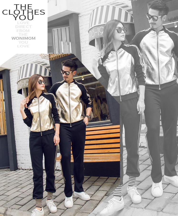 2025 Trendy Parent-Child Autumn/Winter Spliced Sports Suit - Internet Sensation for Families