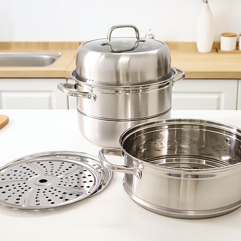 Yibo Boyce 28cm 3-Layer Stainless Steel Steamer