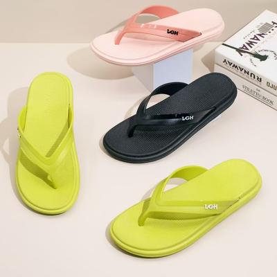 Été Femmes Antidérapantes Plage Tongs Semelle Épaisse Sandales PVC Extérieur Pantoufles Parent-Enfant