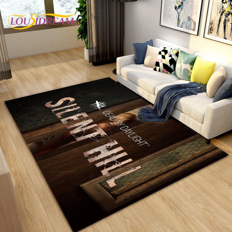 Silent Hill Horrorfilm Game Gamer Vloerkleed, Tapijt voor Woonkamer Slaapkamer Bank Deurmat Decoratie, Kinderen Antislip Vloermat
