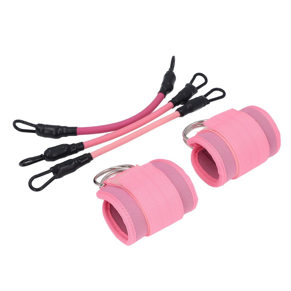 Ankle Resistance Bands Portable Glutes Exercise Equipment Ankle Resistant Band Set with Cuffs for Hip Leg Training