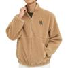 MLB New York Yankees Velvet feel Coat Unisex Apricot 3AFDV0346-50BGL