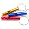 Small Multifunctional Aluminum Emergency Survival Whistle Keychain Camping Hiking Outdoor Tool Training Whistle
