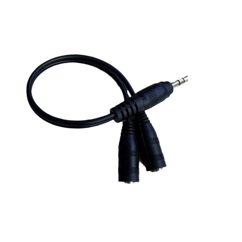 RCAs Male To Two Female Sound Splitter Cable Coppers Cores Gold Plateds Connectors For Car Stereos Home Theater System