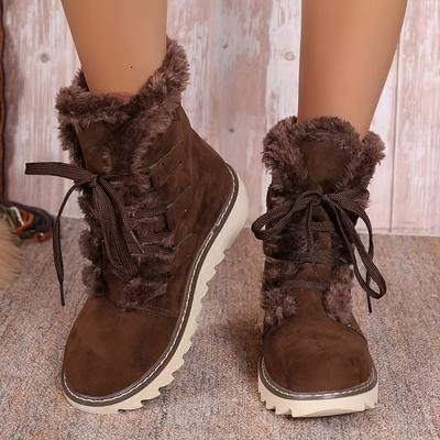 Women Mid-Calf Comfortable Fashion Snow Boots Shoe