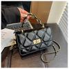 IELGY Ladies Messenger Small Square Bag Diamond Chain Retro High-End Sense One Shoulder