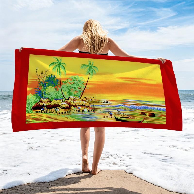 Ultra Absorbent Quick Dry Microfiber Beach Towel Pool Swim Spa Travel Lightweight Bath 70x140cm