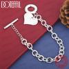 Xiaomi 925 Sterling Silver  Exquisite Heart-Shaped Bracelet for Women, Wedding, Engagement, Party Gift, Fashion Jewelry