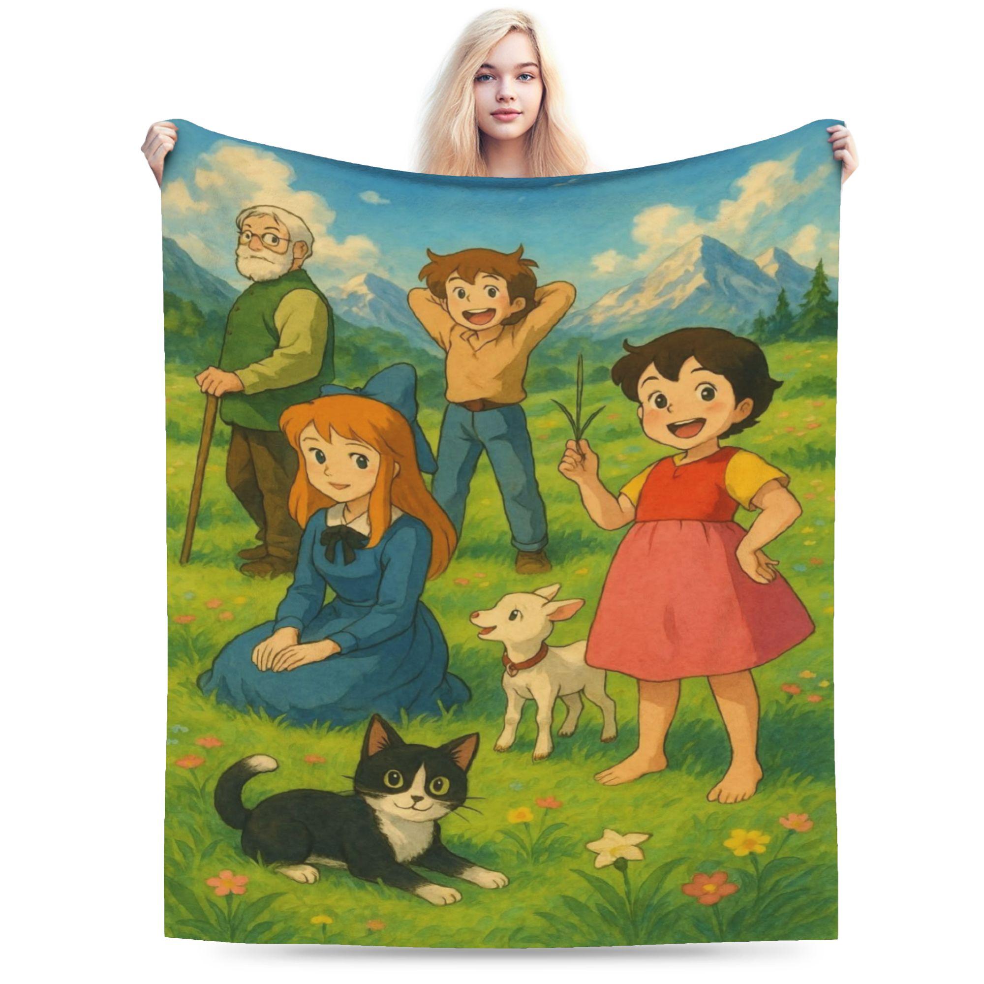 Heidi, meitene no Alpiem, pleds, mīksts