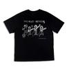 Digital Direct Injection Undergarment Velvet Tshirt By The Velvet Underground with Loose Cotton Fabric and Short Sleeves