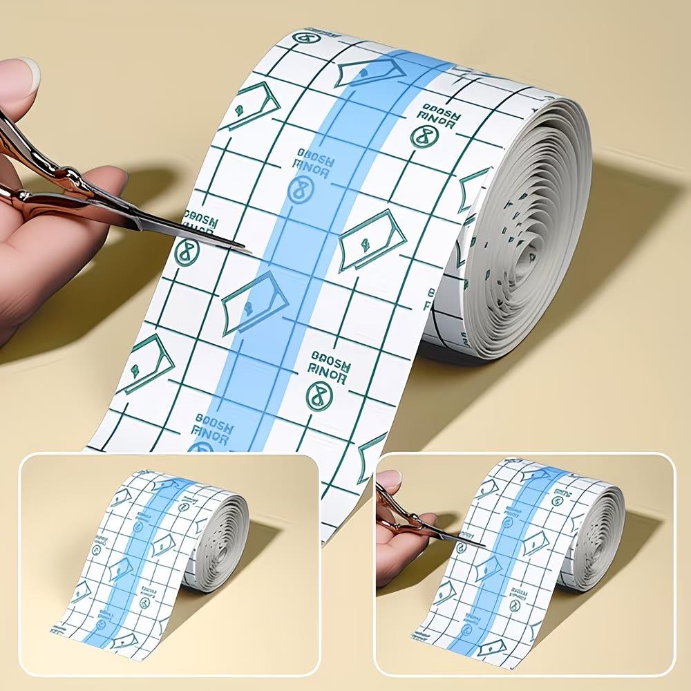 1/2pcs Roll of Transparent Self-Adhesive Wrap Tape – Anti-Friction Band for Fingers & Toes, Protection