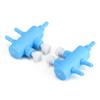 Plastic Aquarium Water Tube Volume Control Valve Connector Fish Tank Air Splitter Oxygen Pump Accessory2 Way 2PCS