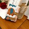 Flower Short Trifold Wallet Elephant Coin Pouch Casual Printed Card Bag  Men