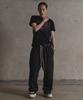 Garter Gallery Side Logo Cross Sweat Pants_Black