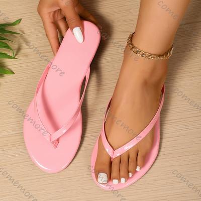 Fashion Comemore Fashion Women Slippers New Summer Shoes for Women Flip Flops Casual Indoor Slipper Beach Home Flat Bottom Slides Shoes