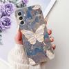 For Samsung Galaxy A24 4G Case SM-A245F Cover Fashion Flower Marble Soft Silicone Phone Covers For Samsung A14 A34 A54 5G Fundas