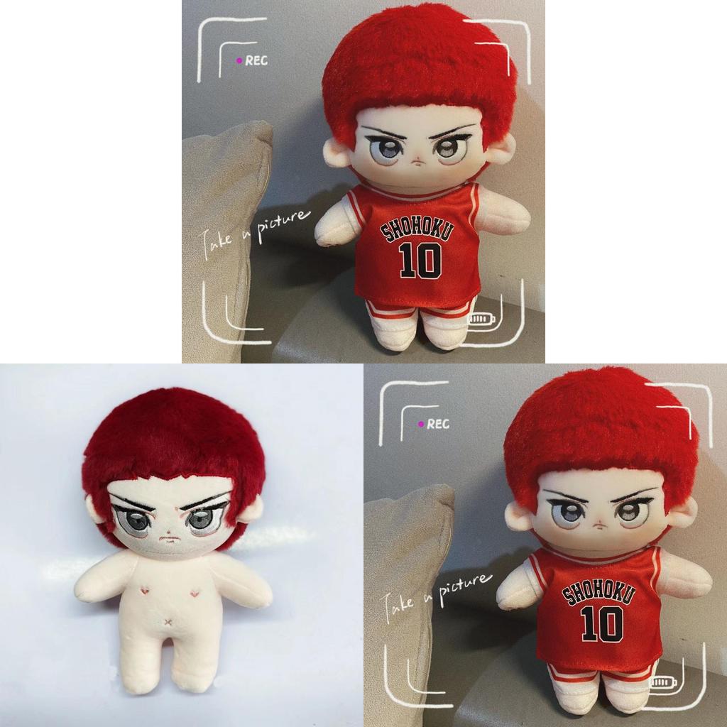 Slam Dunk Sakuragi Hanamichi Plush Doll With Soft Short Pile For Collectors And Fans