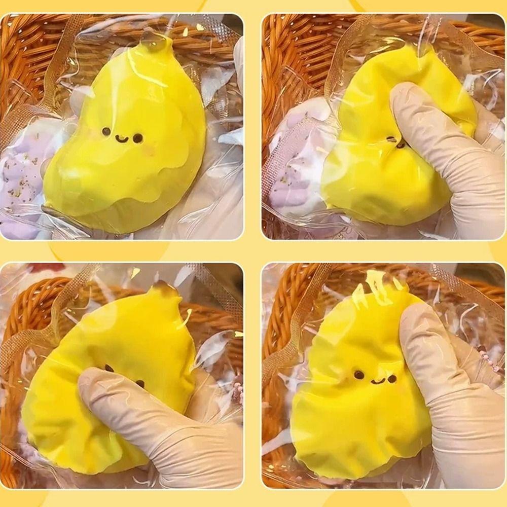Simulation Banana Fat Banana Squeeze Toy Soft Stress Relief Toy Creative Pinching Toy Gift