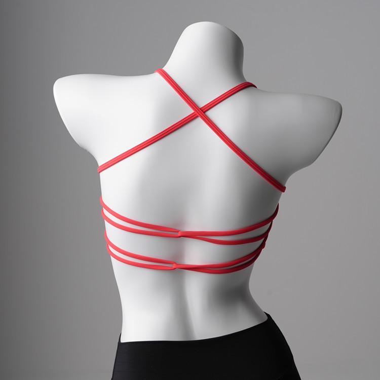 Camisola Sexy de Verão: Top de Yoga Sem Fio com Costas Bonitas para Fitness ao Ar Livre e Dança Feminina