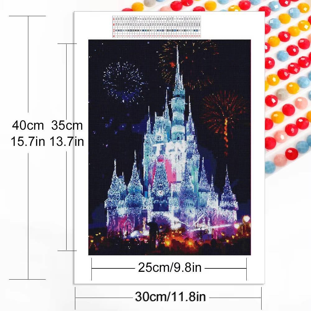 Disney Castl Diamond Painting Mickey Mouse Cross Stitch Minnie Mouse Full Round Embroidery Cartoon Mosaic New Arrival Home Decor