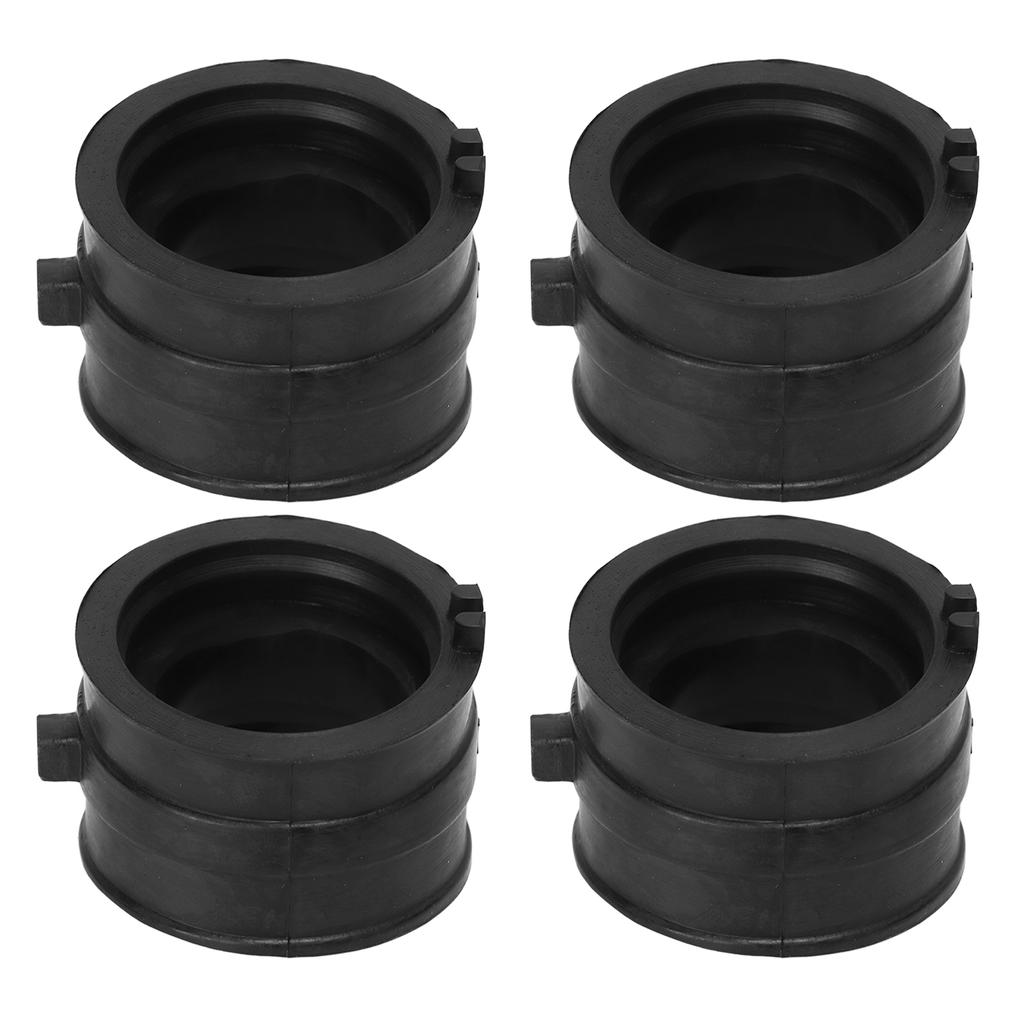 4 Stück Vergaser Ansaugstutzen Gummi Vergaser Adapter Set für NV400 CJ CK Steed 400 VRX400T NV600