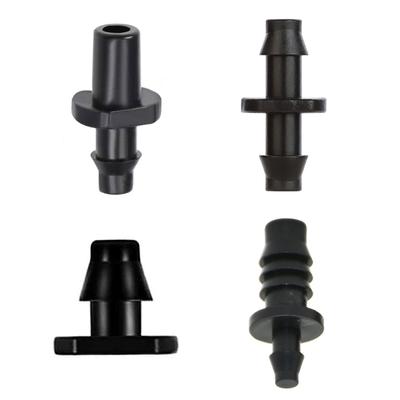 200 ks Zátka na koniec hadice 4/7 mm Konektory na zavlažovanie Rúrky Zarážka vody Záhradníci Zavlažovanie Ostnatá Zarážka Nástroj Zátka