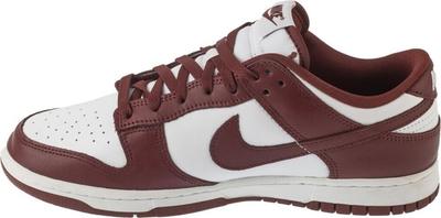 Sneakers Dunk Low Retro bianco/rosso ginnastica/legno di sequoia