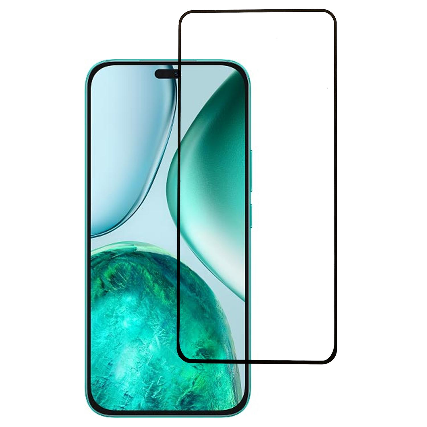 

For Honor X8c 4G Screen Protector Silk Printing Full Glue HD Clear Screen Film Type A