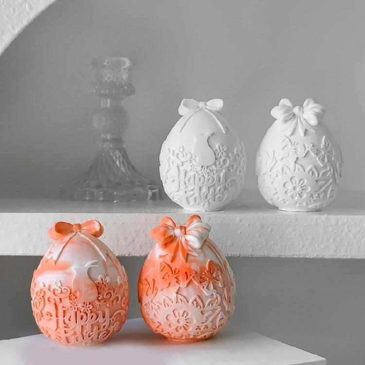 Easter Themed Silicone Scented Candle Ornament Mold For Handmade Candle And Decorations With Easy Cleaning