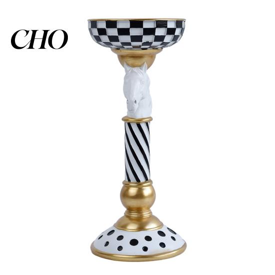 Office Desk Ornaments Animal Ornaments, Decorative Painted Resin Modern Style Figurines Wine Cabinet Decor, for Living Room Bedroom Accents