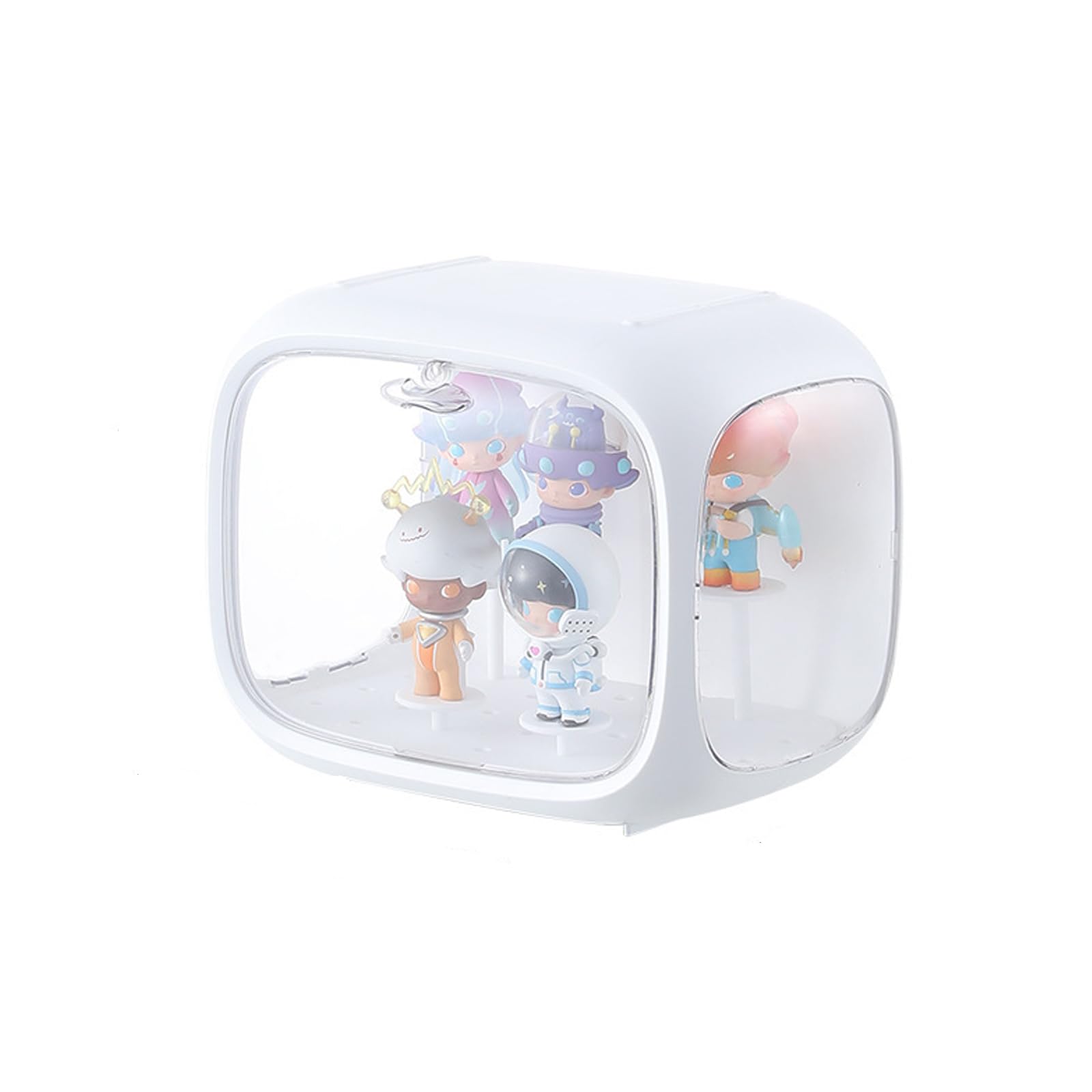 

Figure collection display acrylic display display doll storage box case, case, case, showcase, case, case, box, case, (white) белый