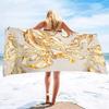Beautiful Marble Pattern Printing Series Seaside Vacation Beach Towel Swimming Bath Towel
