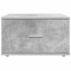 Drawer Cabinet with Wheels Concrete Grey 55 x 45 x 31 cm