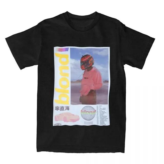 Frank Oocean Blonde T Shirts Accessories Unisex Women Pure Cotton Crazy Frank Boys Dont Cry Tee Shirt Clothing Plus Size