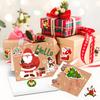 Christmas Theme Stickers, 100Pcs Vinyl Waterproof Merry Christmas Stickers for Envelopes Gifts Tags Crafts Snowboard Decorations