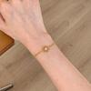 Elegant French Floral Pearl Bracelet: High-End Retro Design Versatile Jewelry for Women