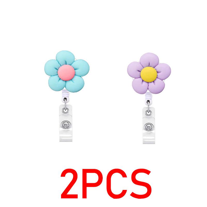 Badge Reel Badge Roulette Holder Retractable Id Pendant Id Holder Retractable Portagafetes Medical Badge HZ02