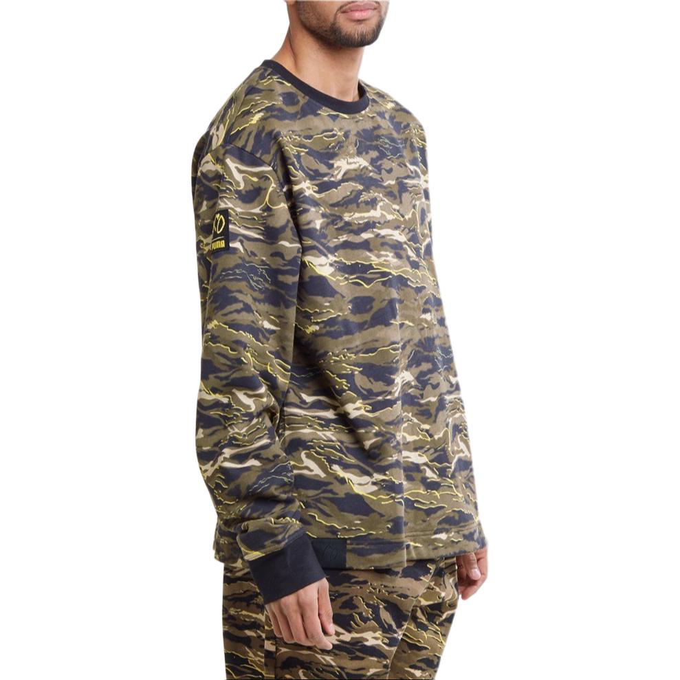 Puma X XO Oversize Crew Camouflage Felpa Pullover Casual Uomo felpa 575347-51