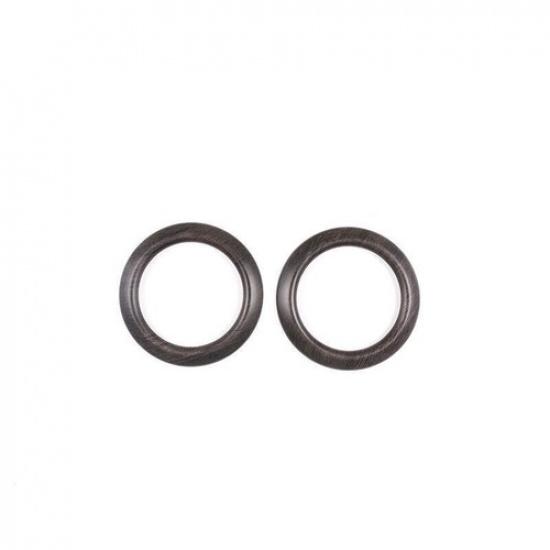 Console L&R Air Outlet Vent Trim 2PCS Fit For Benz GLB W247 - Wood Grain