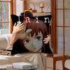 Serial Experiments Lain Anime Movie Sticky Cushion Cover Car Throw Pillow Case For Sofa Car Christmas Gift 40x40cm 45x45cm