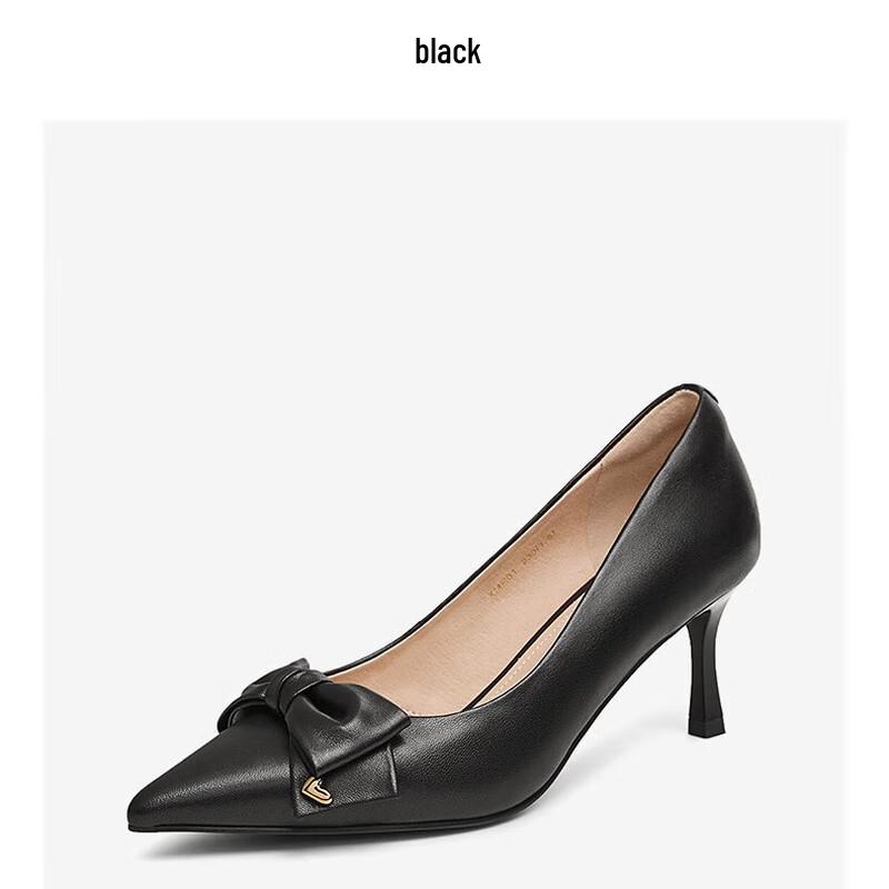 TATA Women s Spring Mid-Heel Casual Pumps 35
