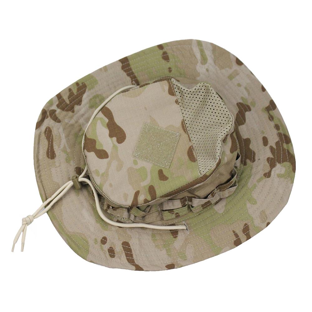 Camouflage Enthusiasts Square Pocket Camo Bonnie Cap - US Bucket Benny Hats for Fishing, Outdoor Hiking, Tactical Sun Protection