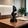 Nostalgie Abstract Face Art Sculpture, 3D Printed Minimalist Table Ornament, Modern Human Statue for Living Room, Office, Shelf, Coffee Decor
