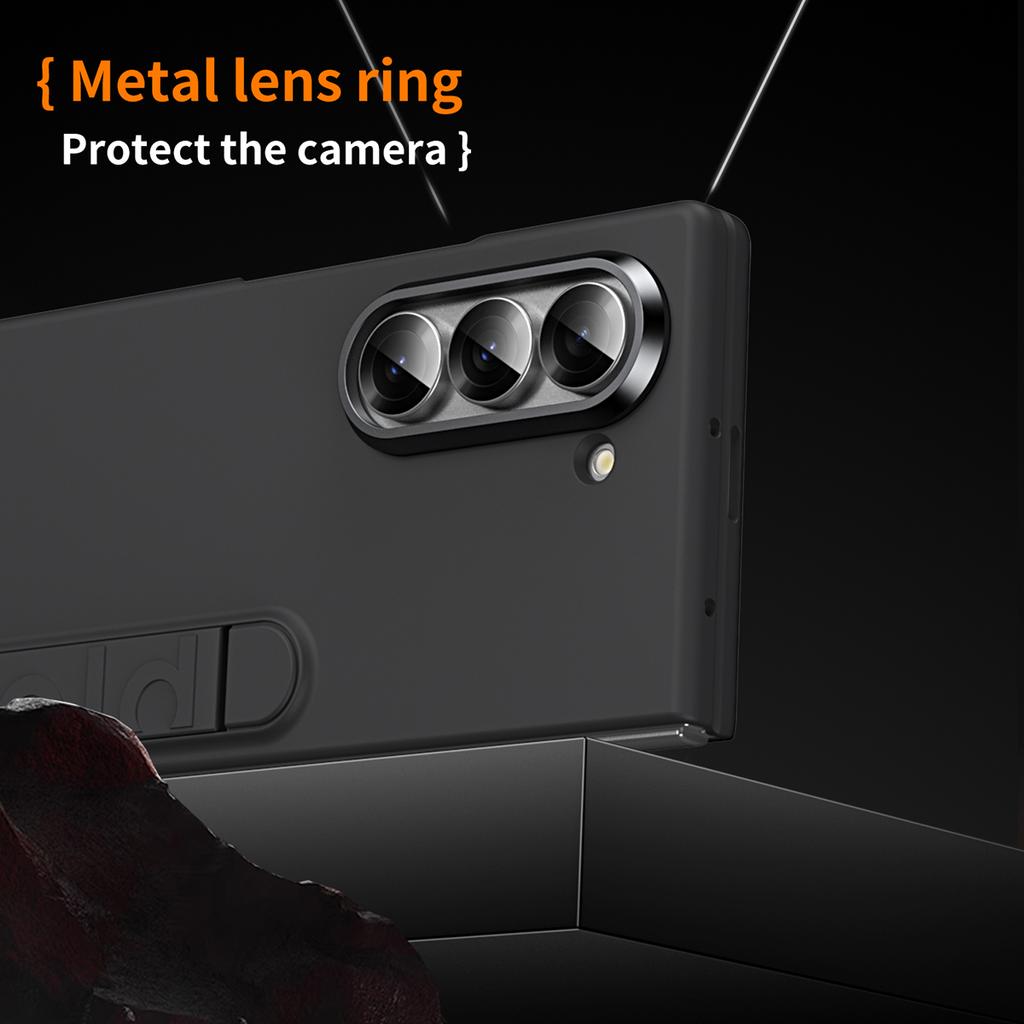 For Samsung Galaxy Z Fold6 5G Case Kickstand Hard PC Phone Cover (without Screen Protector)