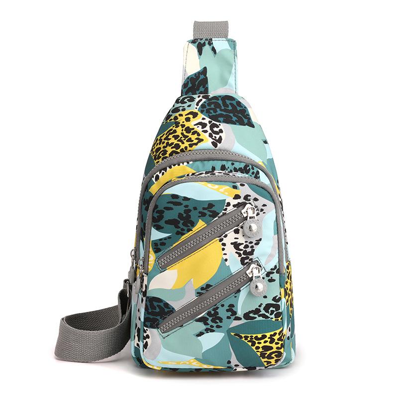 1 Stück Brusttasche Damen Neue Koreanische Version Modische Damen Schulter Umhängetasche Trendig Lässig Vielseitig Bedruckte Brust Kleine Rucksacktasche
