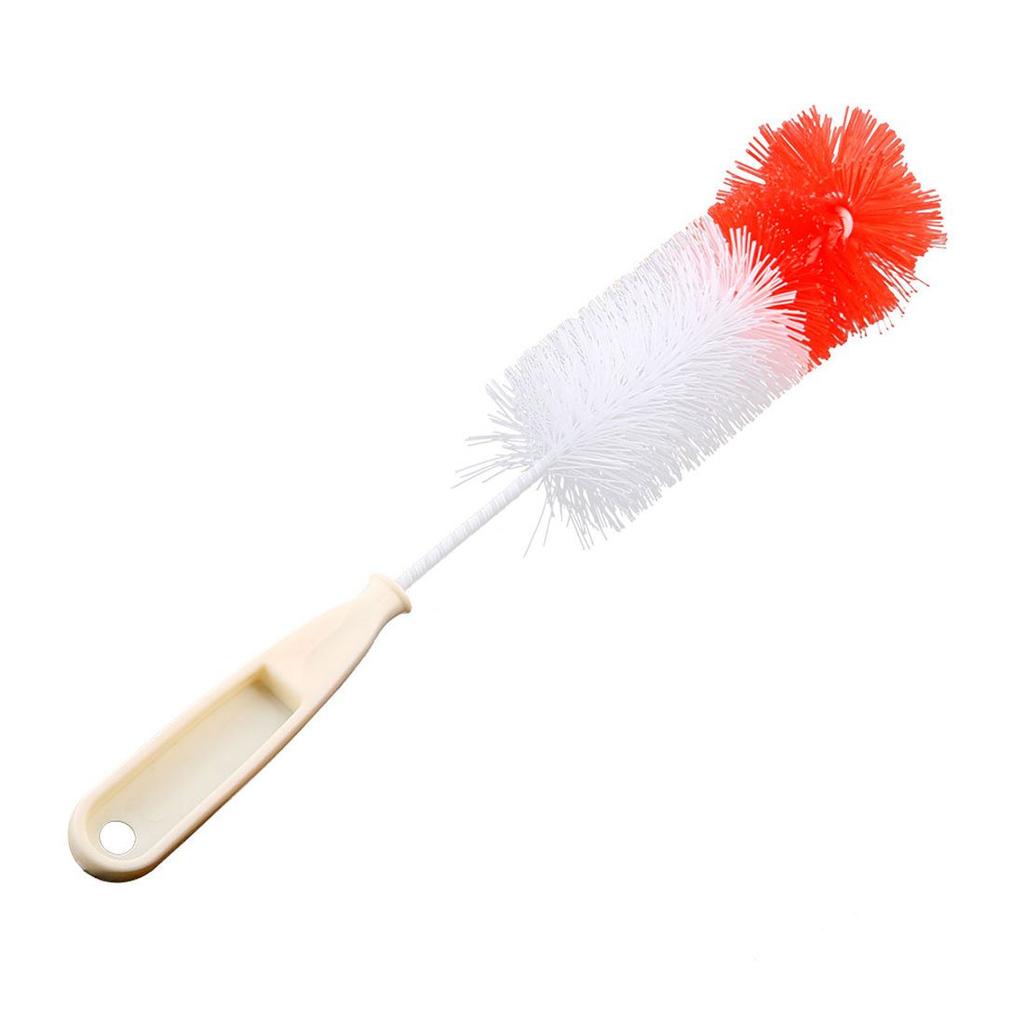 uxcell Plastic Household Outdoor Milk Bottle Glass Cup Mug Cleaning Cleaning Brush Tool Beige Red, White,