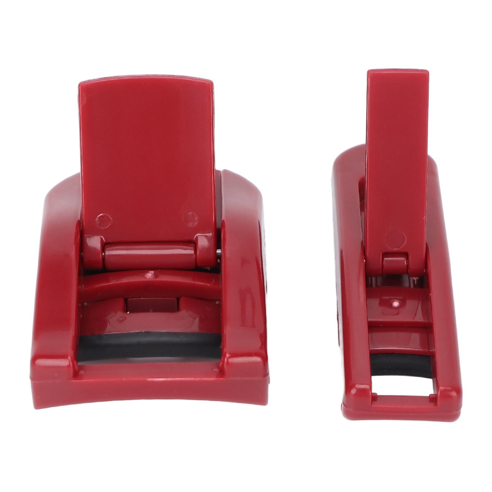 

2pcs Cute Eyelash Curler Set Portable Wide Angle Long Lasting Partial Lash Lift Curler Curling красный