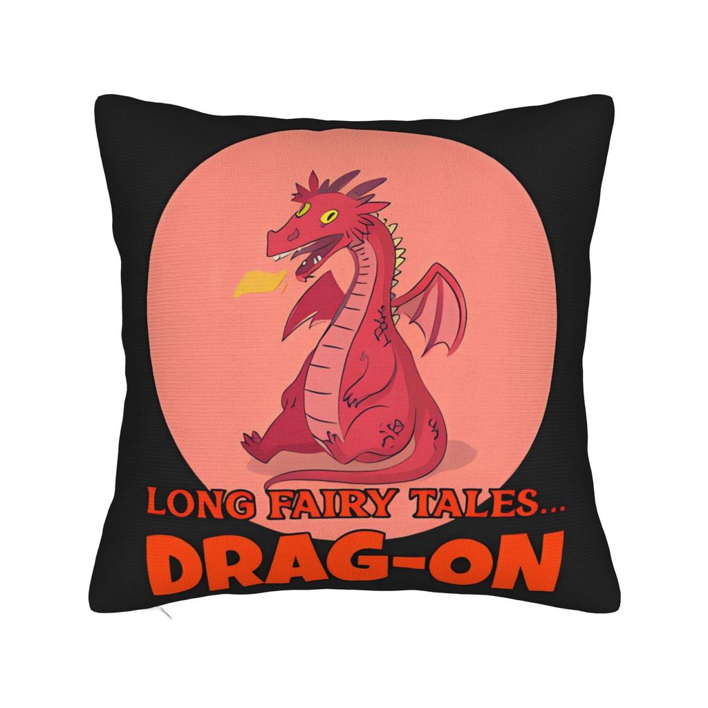 Dragon Tales Pillow Case  Comfy Pillow Cover Morden Cushion Cover For Living Room Chair